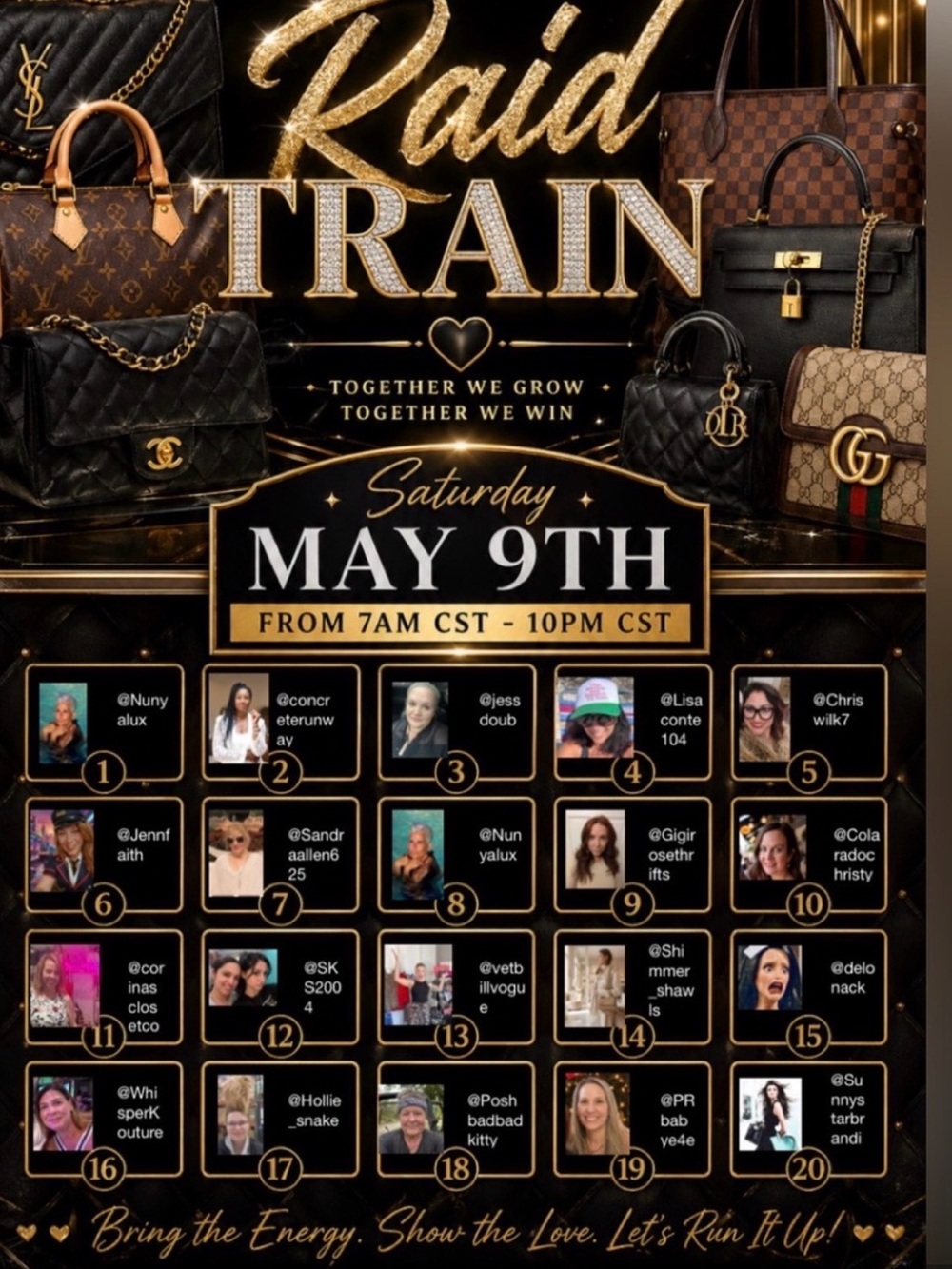 ✨Join us Sat 5/9/26 7am 🕖 to 10 pm CST ( I’m spot number 11th @ 2:30pm CST)✨🛍️❣️
